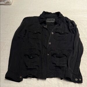 Sanctuary Black Utility Jacket Casual Style